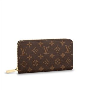 Louis Vuitton monogram long wallet zippy